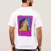 Paradise Vond Logo - Roze T-shirt (Achterkant)