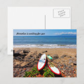 Paradise wacht op je briefkaart (Voorkant / Achterkant)