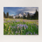 Paradise Wildflower Meadow op Mount Rainier Legpuzzel (Horizontaal)