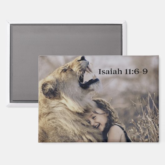 Paradise with animals magneet (Voorkant / Achterkant)