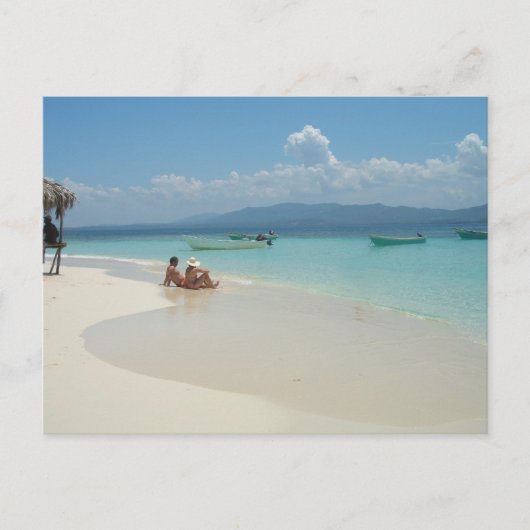 Paradiseeiland Briefkaart (Voorkant)