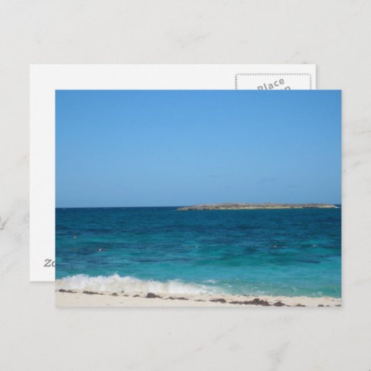 Paradiseeiland Briefkaart (Voorkant / Achterkant)