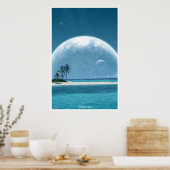 Paradiseeiland Poster (Keuken)