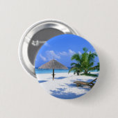 Paradisestrand Ronde Button 5,7 Cm (Voorkant /achterkant)