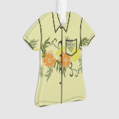 Paradiso Hawaiian Hibiscus Aloha Shirt Ornament (voorkant)