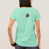 Paradiso Hibiscus Band Dames T-shirt (Achterkant)