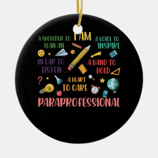 Paradoctoraatsdocenten in het hart keramisch ornament (Voorkant)