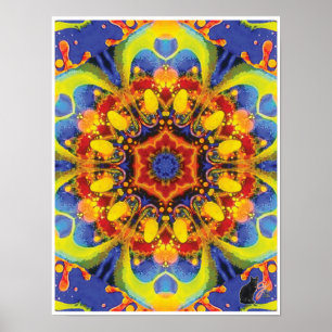 Paradox Kinetic Collage Kaleidoscope Poster