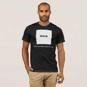 Paradox zwart t-shirt (Voorkant volledig)