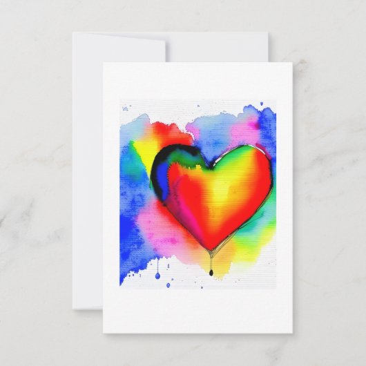 Paradoxale dankbaarheid bedankkaart (Voorkant)