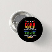 ParaEducator ParaProfessional Snelheidsdocent Can  Ronde Button 3,2 Cm (Voorkant /achterkant)