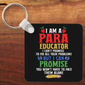 ParaEducator ParaProfessional Snelheidsdocent Can Sleutelhanger (Voorkant)