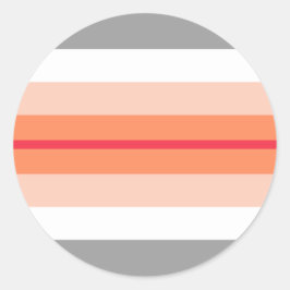 Paragirl Pride Flag  Ronde Sticker