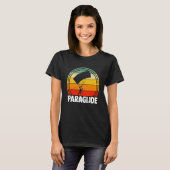Paraglide Paraglider Paragliding Paramotoring Retr T-shirt (Voorkant volledig)