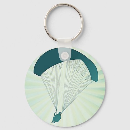 Paraglideengroen Sleutelhanger (Voorkant)