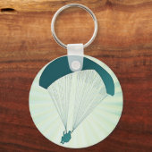 Paraglideengroen Sleutelhanger (Voorkant)