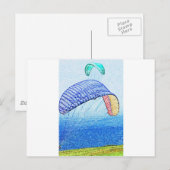 Paraglideenhouderij Briefkaart (Voorkant / Achterkant)