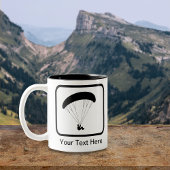 ParaglideenLogo Tweekleurige Koffiemok