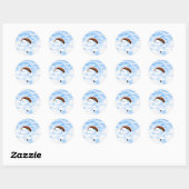 Paragliden in de wolken - Stickers (Vel)