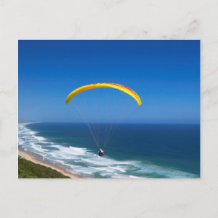 Paragliden nabij wildernis, Garden Route Briefkaart