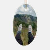 Paragliden over Medellin Keramisch Ornament (Rechts)