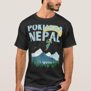 Paragliden Pokhara Meer Over Annapurnas Nepal T-shirt