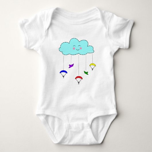 Paraglider Cloud Mobile Romper (Voorkant)