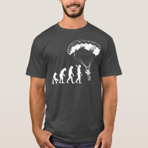 Paraglider Evolution Funny Paragliding Cool Gift T-shirt