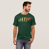 Paraglider Evolution  Retro Paragliding T-shirt (Voorkant volledig)