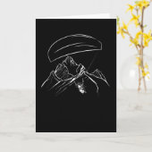 Paraglider Mountains Glide Adventure Kaart (Gele Bloem)