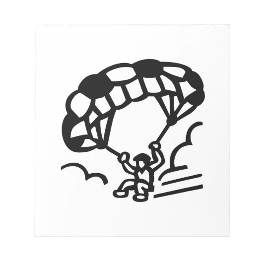 Paraglider Notitieblok (Voorkant)