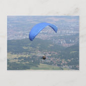 Paraglider over Clermont Briefkaart (Voorkant)