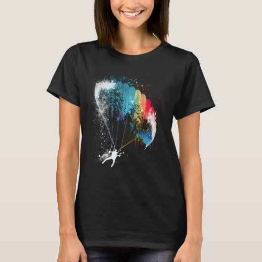 Paraglider paragliding paragliding paraglider fly t-shirt (Voorkant)