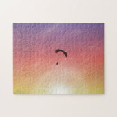 Paraglider Parasailing Sunset Puzzle Legpuzzel (Horizontaal)
