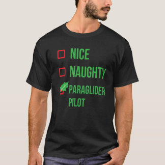Paraglider Piloot Grappige Pyjama Kerstmis T-shirt