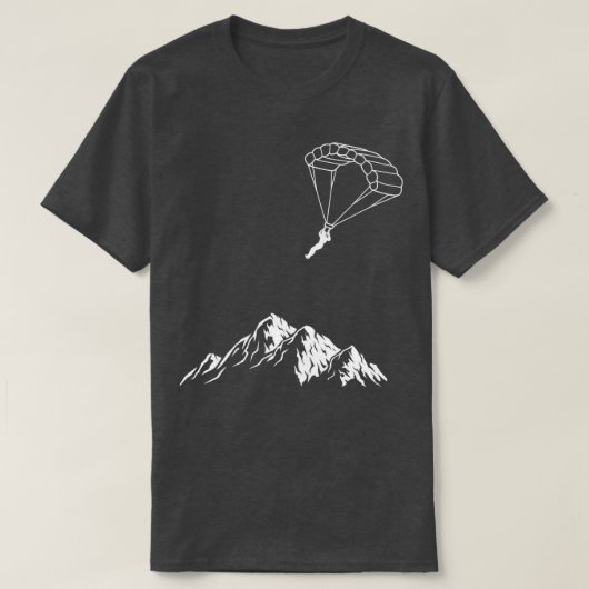 ParagliderHike en fly Paragliding T-shirt (Design voorkant)