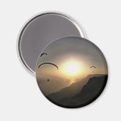 Paragliders die rondzwerven tegen extreme sportwed magneet (Voorkant / Achterkant)