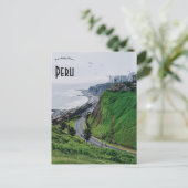 Paragliders in Peru Briefkaart (Staand voorkant)