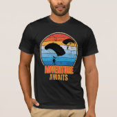 Paragliding Adventur, avontuur wacht T-shirt (Voorkant)