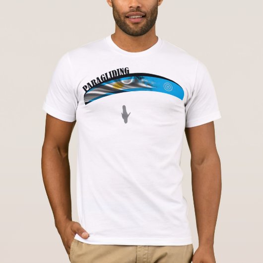 PARAGLIDING ARGENTINA pontocentral T-shirt (Voorkant)
