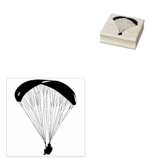 Paragliding Design for Business of Craft Rubberstempel (Gestempeld)