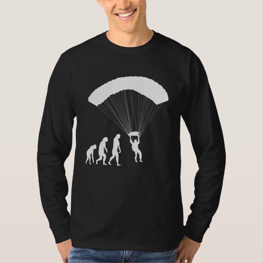 Paragliding Evolution Paraglider Paramotor Parachu T-shirt (Voorkant)