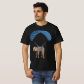 Paragliding Flying Sloth Skydiving Paraglider  T-shirt (Voorkant volledig)