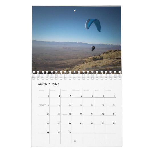 Paragliding Foto Kalender (Mar 2026)