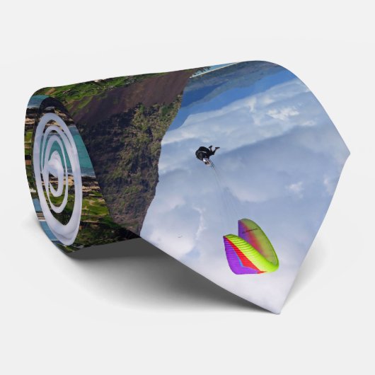 Paragliding Hawaii Stropdas (Opgerold)