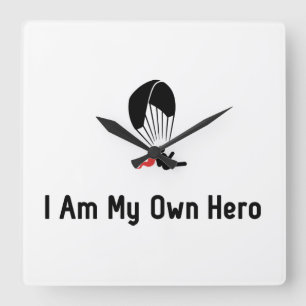 Paragliding Hero Vierkante Klok