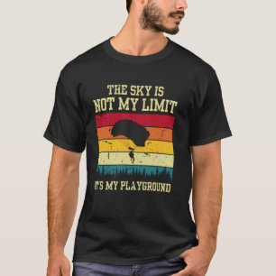 Paragliding Kunst voor mannen vrouwen Paramotor Pa T-shirt
