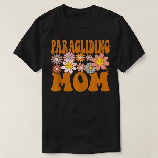 Paragliding Moeder Paraglider Opzwepende Hemel Avo T-shirt (Design voorkant)