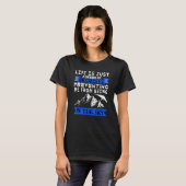 Paragliding Scherm Obstakels Paramotor Vrijeval T-shirt (Voorkant volledig)