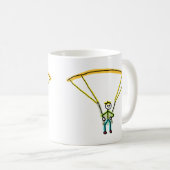 Paragliding Stickman Koffiemok (Voorkant rechts)